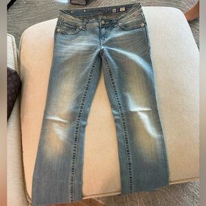 Vintage Y2K Miss Me boot cut medium wash jeans size 30